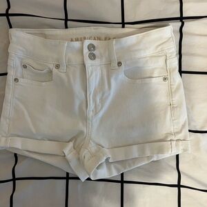 American Eagle White Denim Skirt